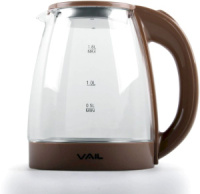 Фото Электрический чайник VAIL VL-5550 коричневый на polka39.ru